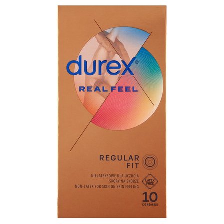 Durex Real Feel Prezerwatywy nielateksowe 10 sztuk (1)