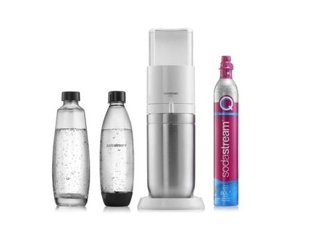 SODASTREAM EKSPRES SATURATOR DUO + CYLINDER GAZU + 2 BUTELKI (1)