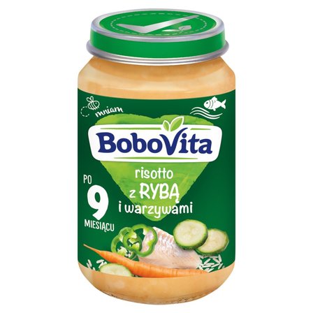 BoboVita Risotto z rybą i warzywami po 9 miesiącu 190 g (1)