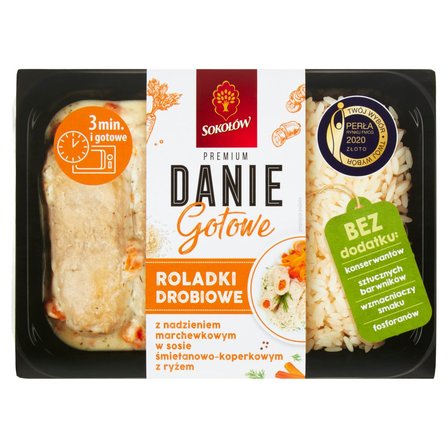 Sokołów Premium Danie gotowe roladki drobiowe 360 g (1)