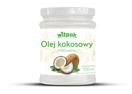 Witpak olej kokosowy rafinowany 500ml (1)