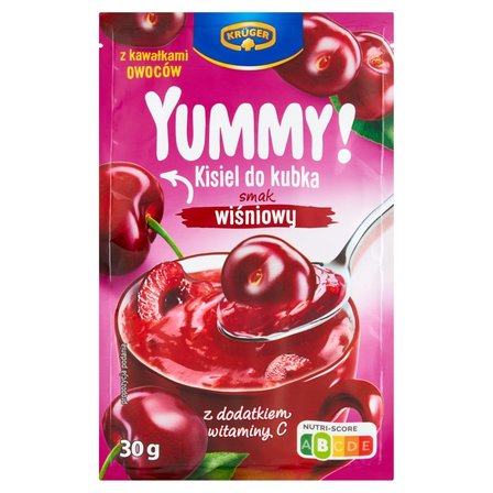 Krüger Yummy! Kisiel do kubka smak wiśniowy 30 g (1)