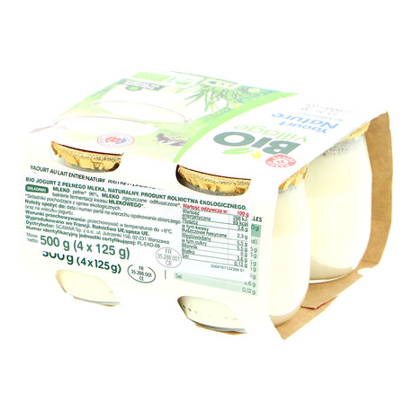 BIO WM Jogurt naturalny 4x125g szklany słoik (8)