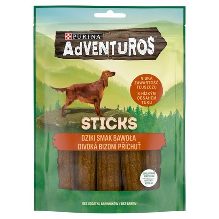 Purina AdVENTuROS Sticks Karma dla psów dziki smak bawoła 120 g (1)