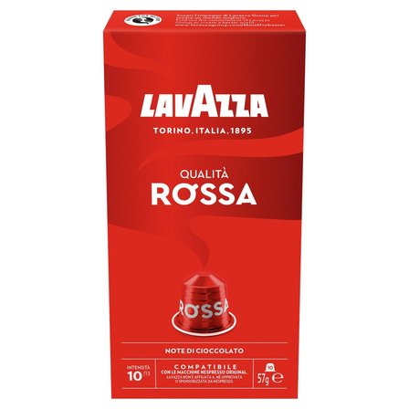 Lavazza Qualità Rossa Kawa palona mielona w kapsułkach 57 g (10 sztuk) (1)