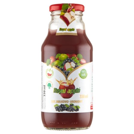 Royal apple Sok jabłkowo-aroniowy 330 ml (1)