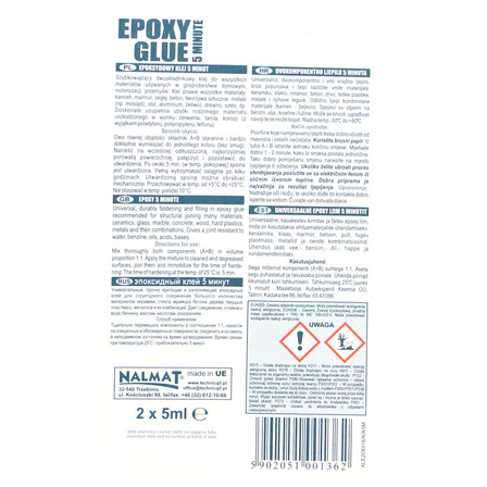 TECHNICQLL KLEJ EPOKSYDOWY 2X5ML (2)