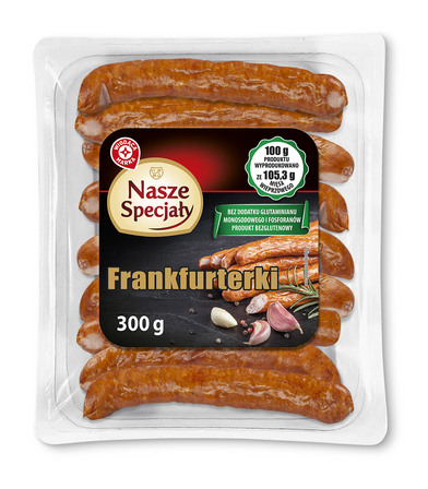 Wiodąca Marka frankfurterki 300 g (1)