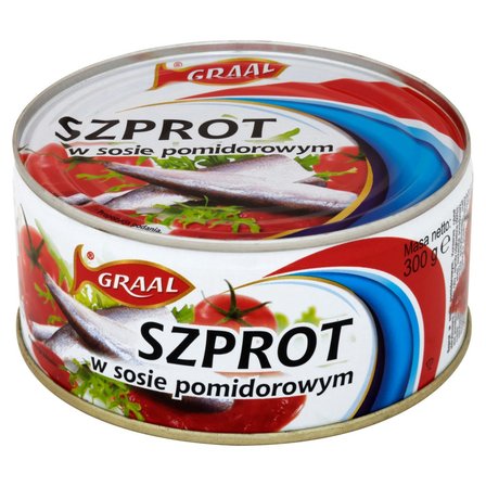 GRAAL Szprot w sosie pomidorowym 300 g (2)