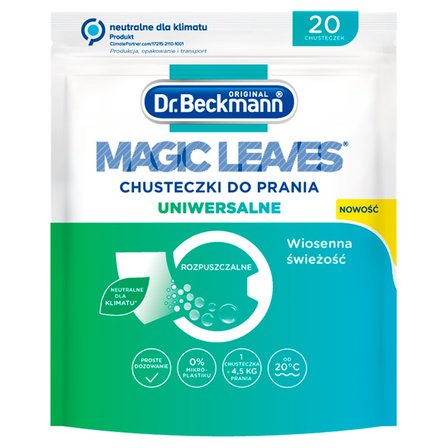 Dr. Beckmann Chusteczki do prania uniwersalne 80 g (20 sztuk) (1)