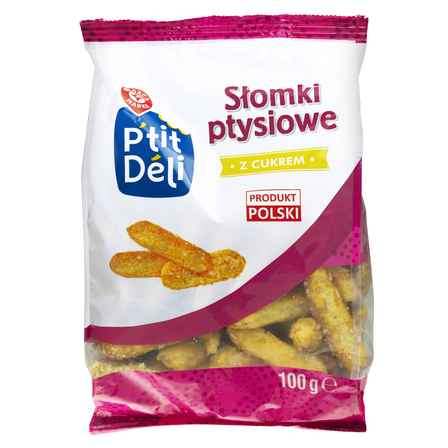 Wiodąca marka słomki ptysiowe z cukrem 100g (1)