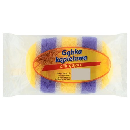 Gąbka kąpielowa pilingująca (1)