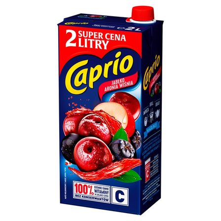 Caprio Napój jabłko aronia wiśnia 2 l (2)