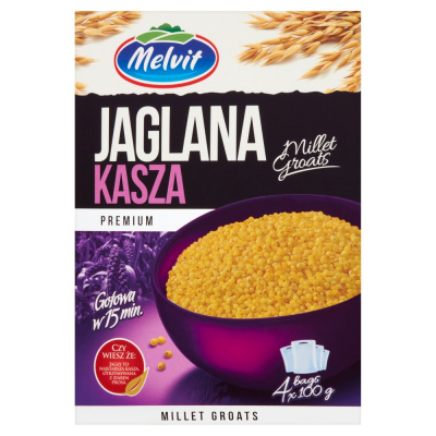 Melvit Premium Kasza jaglana 400 g (4 torebki) (1)