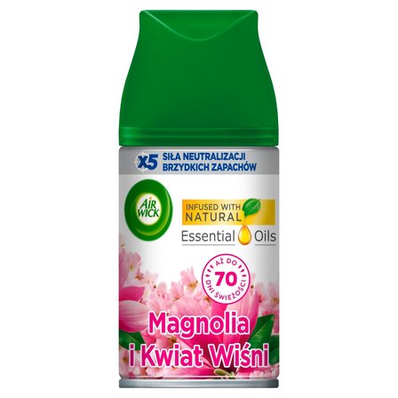 Air Wick Wkład do automatycznego odświeżacza powietrza magnolia i kwiat wiśni 250 ml (2)