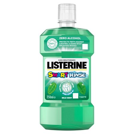 Listerine Smart Rinse Mild Mint Płyn do płukania jamy ustnej 250 ml (1)