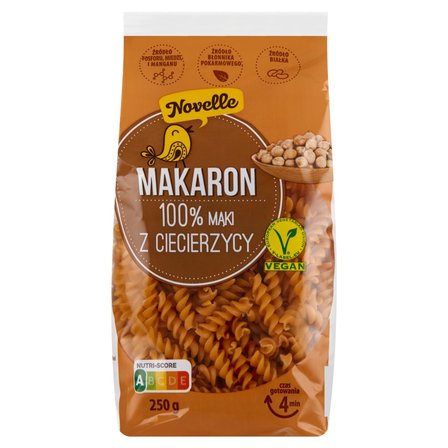 Novelle Makaron 100 % mąki z ciecierzycy 250 g (1)