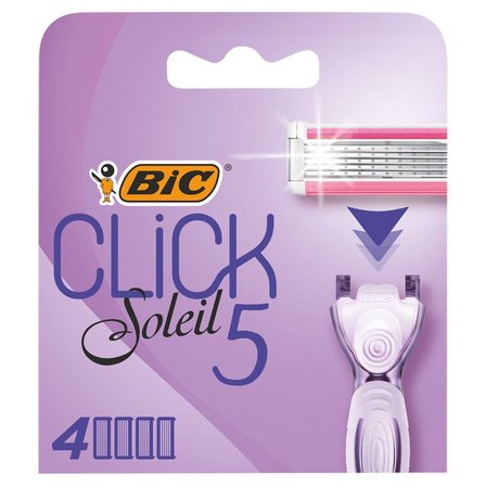 BiC Soleil Click 5 5-ostrzowe wkłady do maszynki do golenia 4 sztuki (1)