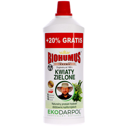 EKODARPOL BIOHUMUS KWIATY ZIELONE 1L+20% GRATIS (1)