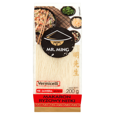 Mr. Ming Makaron ryżowy nitki 200 g (1)