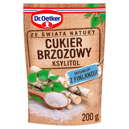 Dr. Oetker Ze świata natury Cukier brzozowy ksylitol 200 g (2)