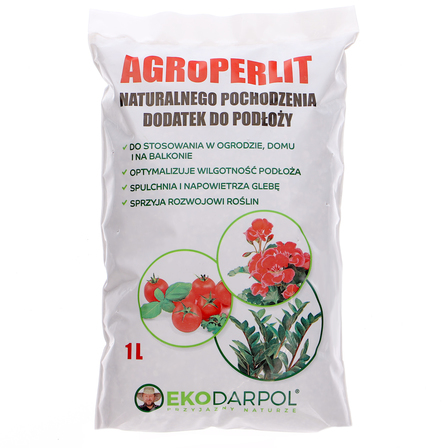 EKODARPOL AGRO-PERLIT DODATEK DO PODŁOŻY 1L (1)