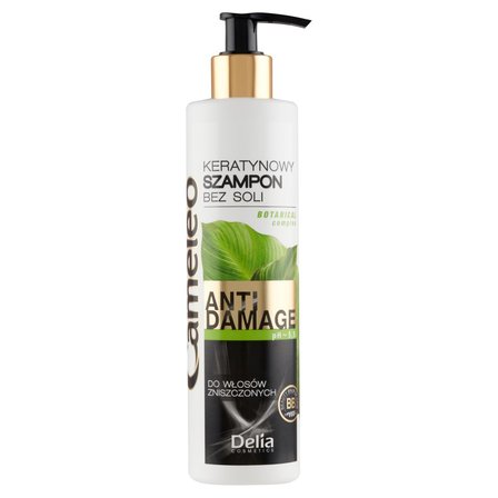 Cameleo Anti Damage Keratynowy szampon bez soli do włosów zniszczonych 250 ml (1)