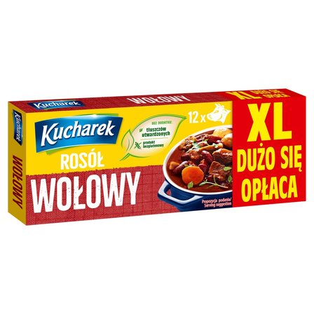 Kucharek Rosół wołowy 120 g (12 x 10 g) (1)