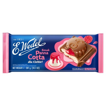 E. Wedel Czekolada mleczna o smaku panna cotta 287 g (1)