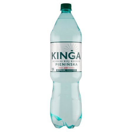 Kinga Pienińska Naturalna woda mineralna niskosodowa delikatnie gazowana 1,5 l (1)