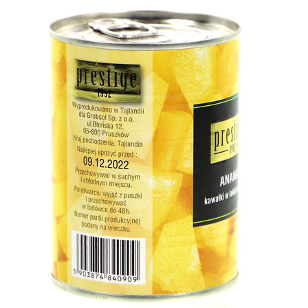 PRESTIGE ANANAS KAWAŁKI W LEKKIM SYROPIE 565G (4)