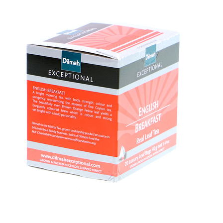 DILMAH EXCEPTIONAL ENGLISH BREAKFAST CZARNA KLASYCZNA CEJLONSKA HERBATA 40G (9)