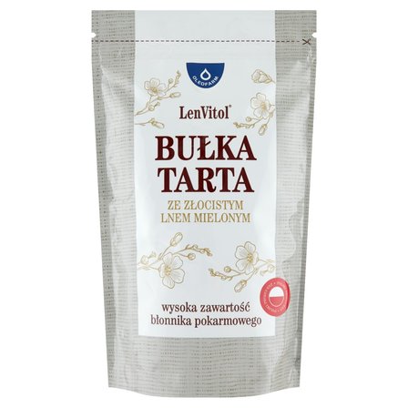 Oleofarm LenVitol Bułka tarta ze złocistym lnem mielonym 450 g (1)