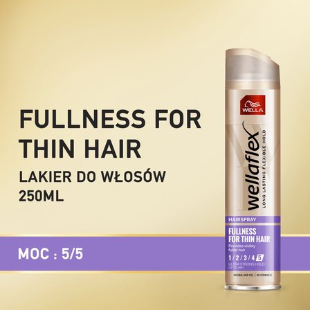 Wella Wellaflex Fullness for Thin Hair Spray do włosów 250 ml (2)