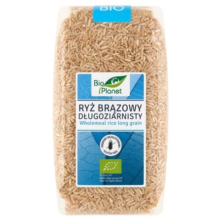 Bio Planet Ryż brązowy długoziarnisty 500 g (1)