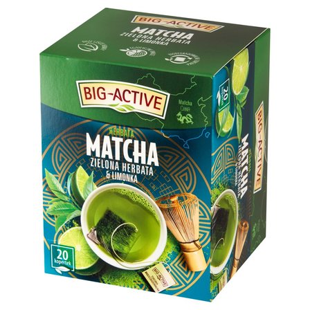 Big-Active Herbata matcha zielona herbata & limonka 30 g (20 x 1,5 g) (2)