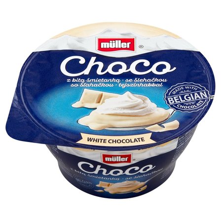 Müller Choco Deser z białą czekoladą z bitą śmietanką 135 g (2)
