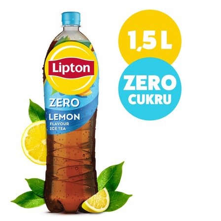 Lipton Ice Tea Lemon Flavour Zero Sugar Napój niegazowany 1,5 l (2)