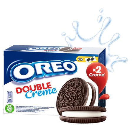 Oreo Double Ciastka kakaowe z nadzieniem o smaku waniliowym 170 g (12 sztuk) (2)