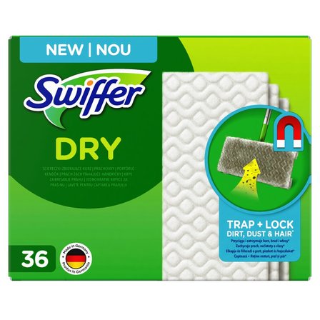 Swiffer Ściereczki do zbierania kurzu z podłóg, wkłady wymienne 36 sztuk (1)