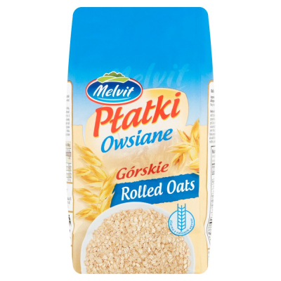 Melvit Płatki owsiane górskie 500 g (1)