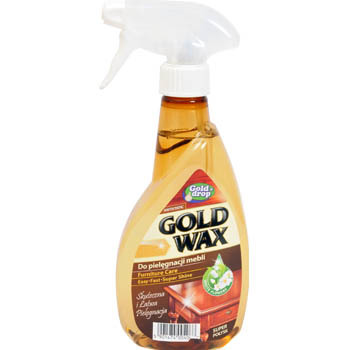 GOLD DROP GOLD WAX SPRAY DO PIELĘGNACJI MEBLI 400ML (1)