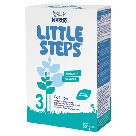 LITTLE STEPS 3 Produkt na bazie mleka dla małych dzieci po 1. roku 500 g (1)