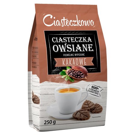 Ciasteczkowo Ciasteczka owsiane kakaowe 250 g (1)