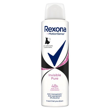 Rexona Invisible Pure Antyperspirant w aerozolu 150 ml (1)