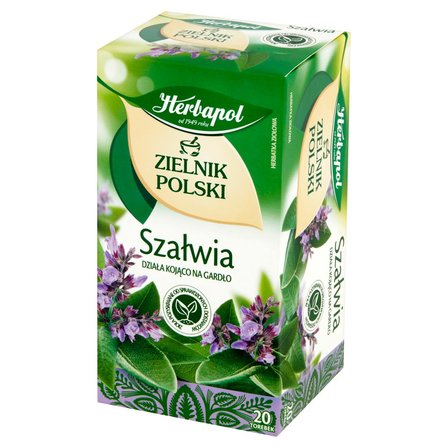 Herbapol Zielnik Polski Herbatka ziołowa szałwia 24 g (20 x 1,2 g) (2)