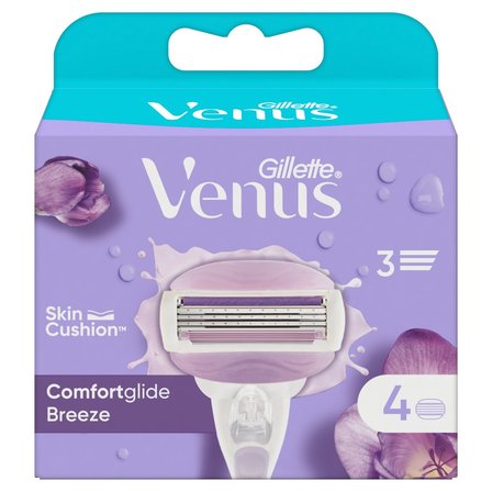 Venus Comfortglide Breeze Wkłady do maszynki x4 (1)