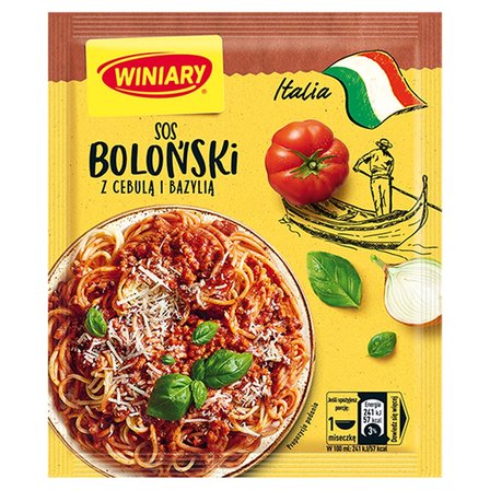 Winiary Italia Sos boloński z cebulą i bazylią 46 g (1)