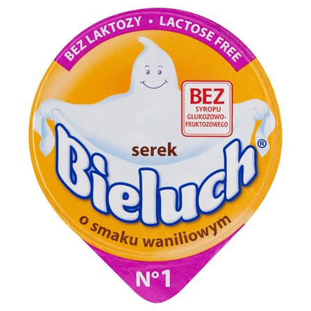 Bieluch Serek o smaku waniliowym bez laktozy 150 g (1)