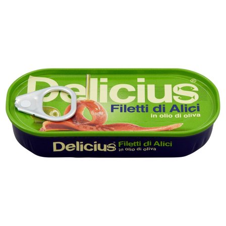 Delicius Filety anchois w oliwie z oliwek 46 g (2)
